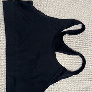 Black Racerback Sports Bra